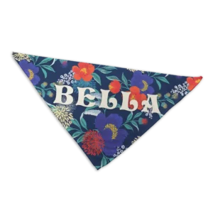 Personalized Dog Bandana - Floral