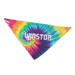 Personalized Dog Bandana - Tiedye