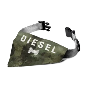 Personalized Dog Scarf, Large - Camo