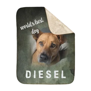 Personalized Pet Blanket - Camo