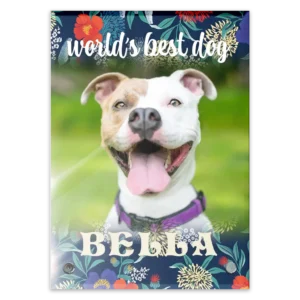 Glass Plaque - Large Portrait - Floral