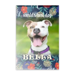 Glass Plaque - Small Portrait - Floral