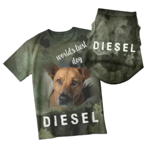 Pet Shirt and Matching My T Shirt - Camo