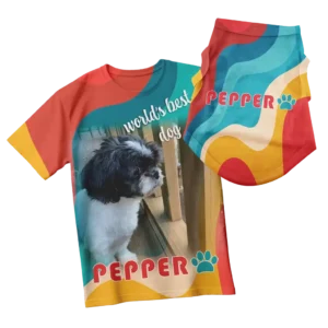 Pet Shirt and Matching My T Shirt - Retro