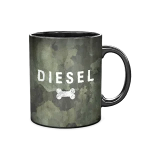 Personalized Black Coffee Mug, 11oz - Camo