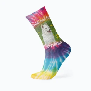 Personalized Pet Socks - Tiedye