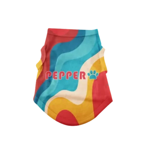 Personalized Pet Pullover White T Shirt - Retro