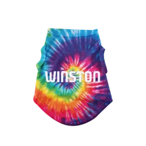 Personalized Pet Pullover White T Shirt - Tiedye