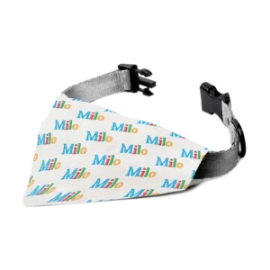 Personalized Dog Scarf, Large - Pattern