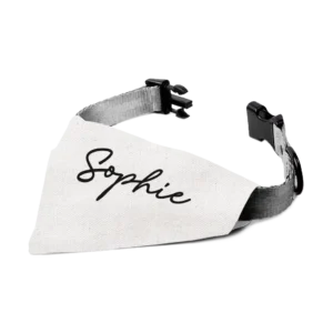 Personalized Dog Scarf, Large - Sophie
