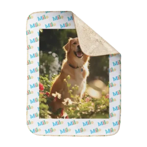 Personalized Pet Blanket, Small - Pattern