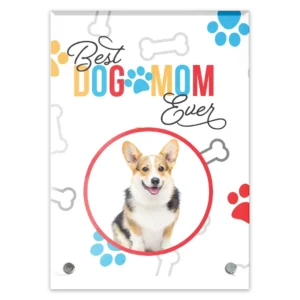 Glass Plaque - Large Portrait - Gray