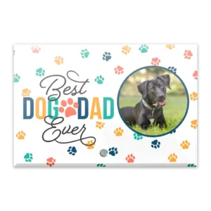 Glass Plaque - Small Landscape - Dog Paws