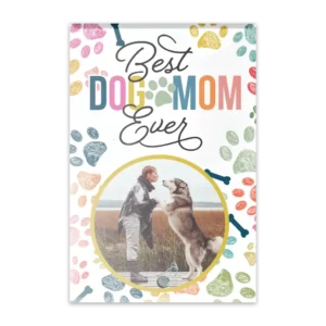 Glass Plaque - Small Portrait - Colorful (Dog)