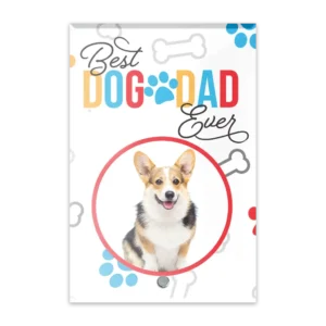 Glass Plaque - Small Portrait - Gray