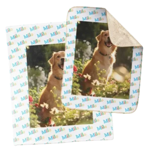 Personalized Blanket and Matching Pet Blanket - Pattern