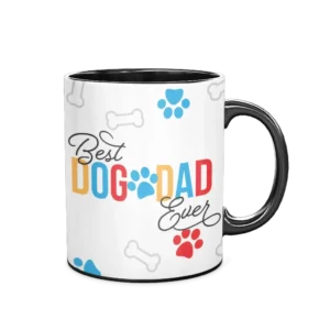Personalized Black Coffee Mug, 11oz - Gray
