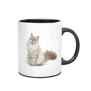 Personalized Black Coffee Mug, 11oz - Sophie