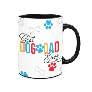 Personalized Black Coffee Mug, 15oz - Gray