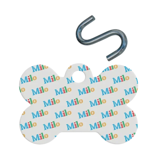 Personalized Bone Pet Tag - Pattern